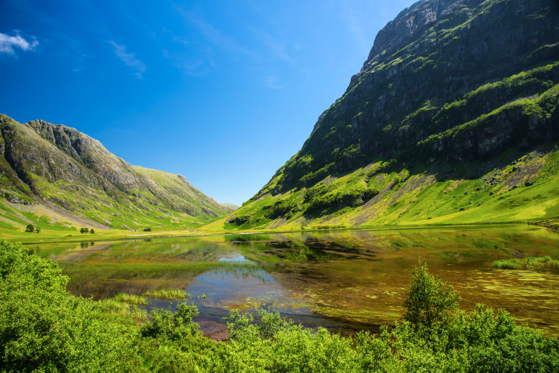 "Loch Achtriochtan, Glencoe" stock image