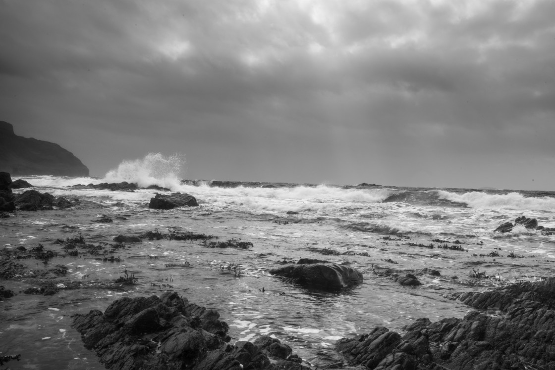 "The edge of the Storm" stock image