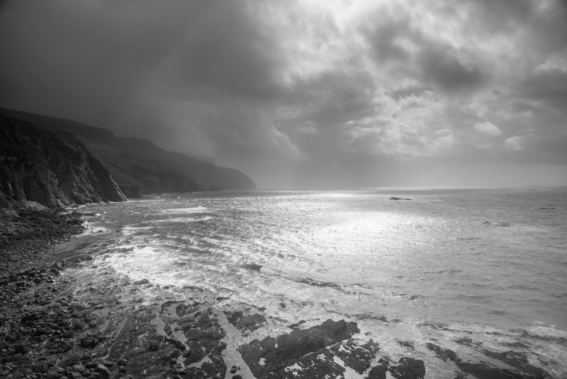 "A break in the storm" stock image