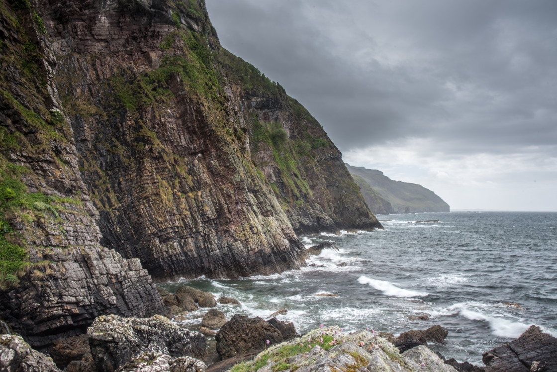 "Mackinnons cave, Isle of Mull" stock image