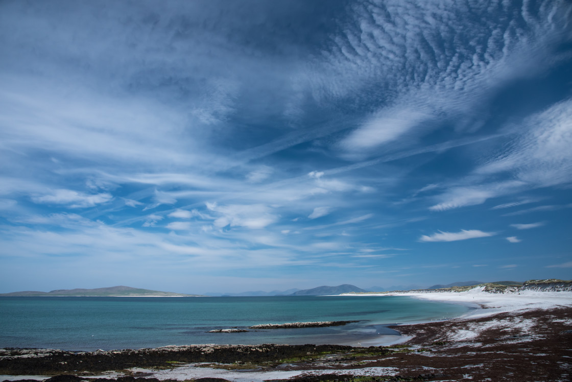 "West Beach, Berneray, the Outer Hebrides" stock image