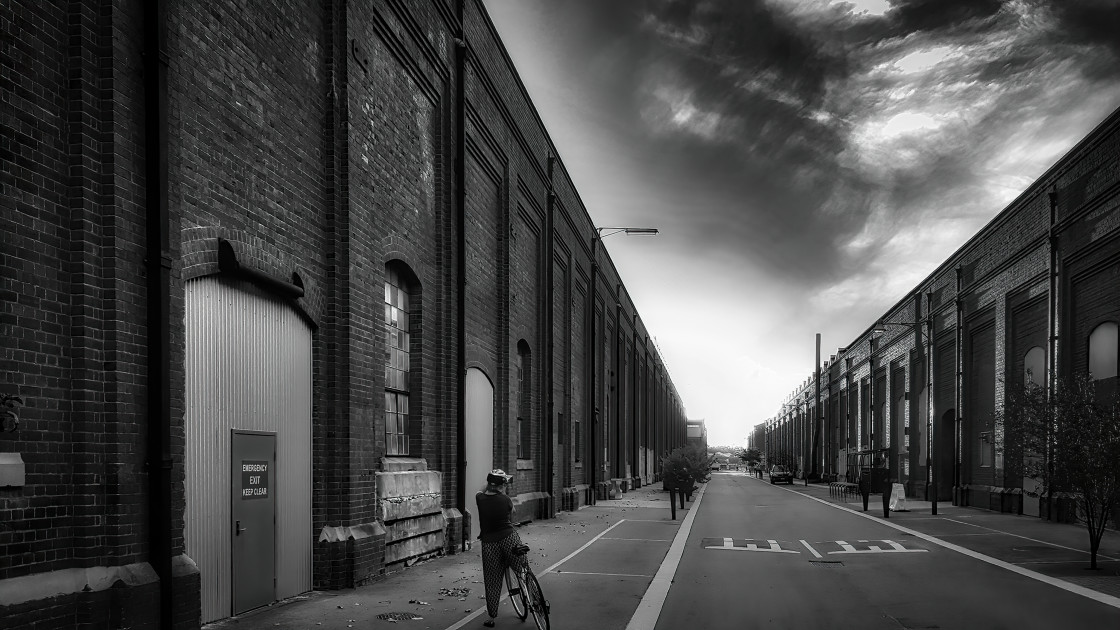 "Midland Workshops Scene" stock image