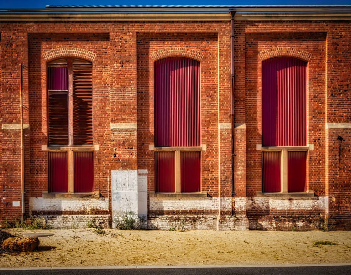 "Midland Railway Workshops 1" stock image