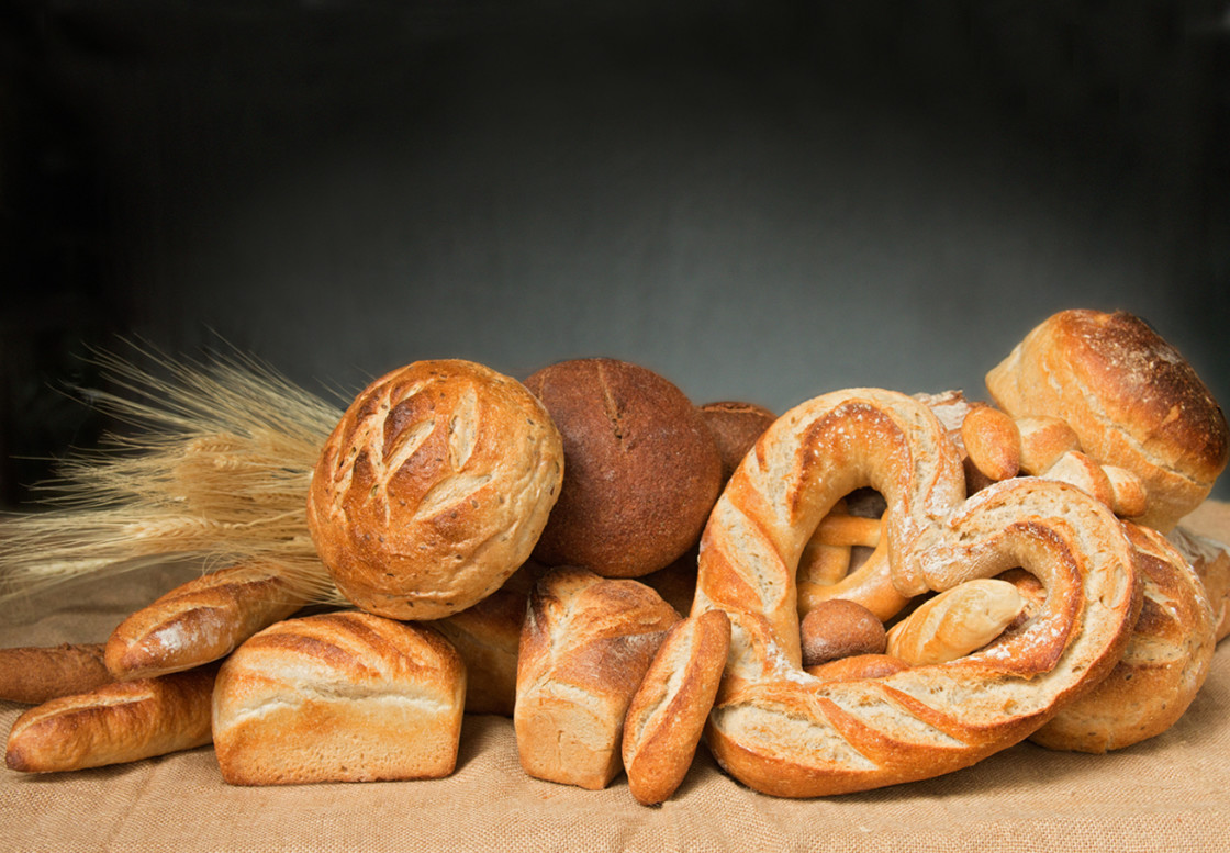 "French breads" stock image