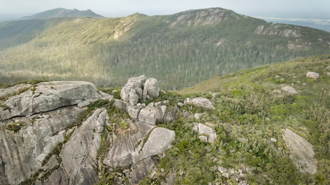 "Porongorup Ranges Aerial 4" by Sam Blight - $12.45 "Porongorup Ranges Aerial 4" stock image