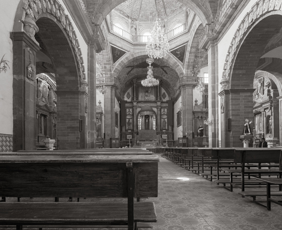 "Parroquia de San Miguel Arcángeuia de San Miguel Arcáng" stock image