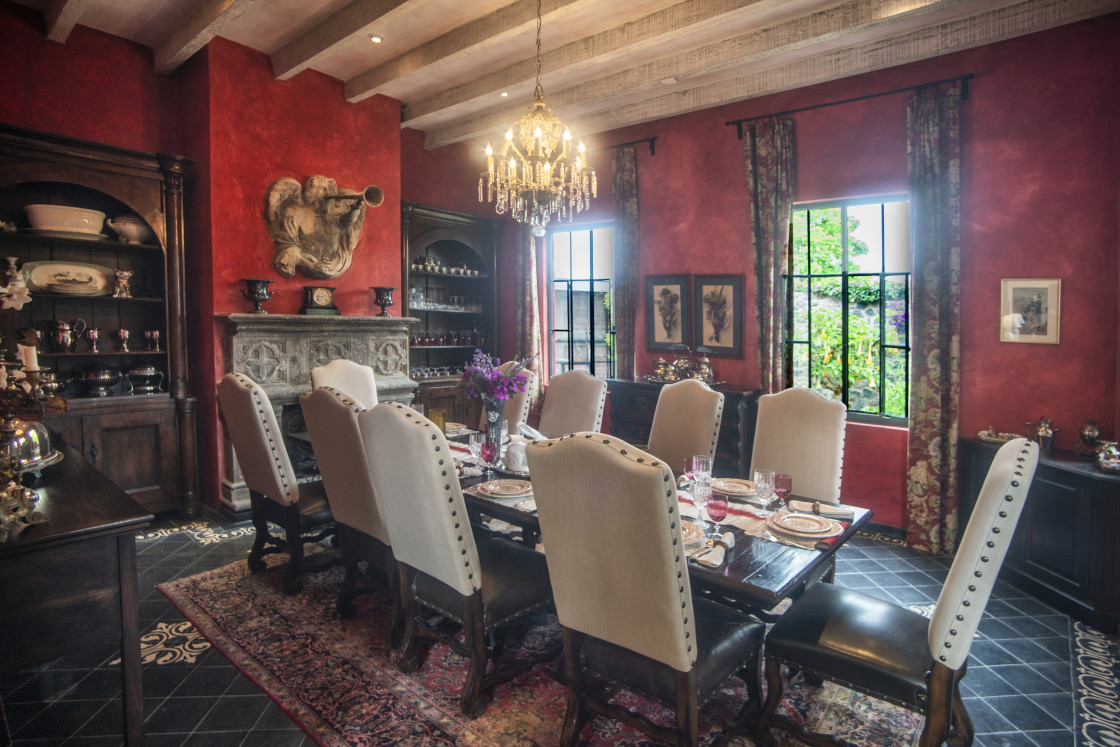 "Dining room, Southerby house" stock image