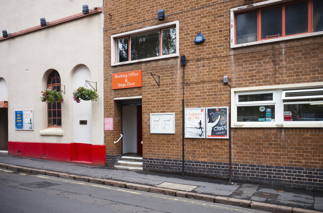 "The booking office and stage door" stock image