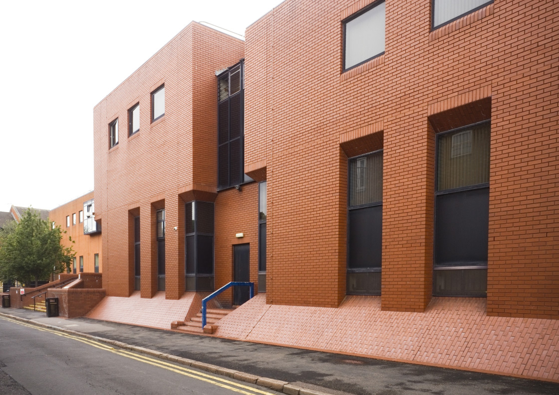 "Crown Court building in Leicester" stock image