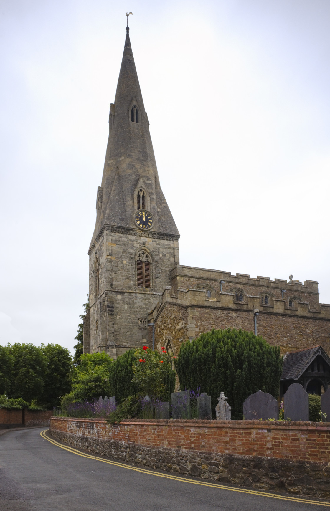 "St Peters church, Oadby" stock image