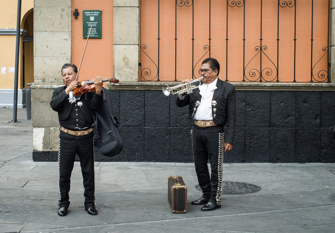 "Mariachis, Mexico City" stock image