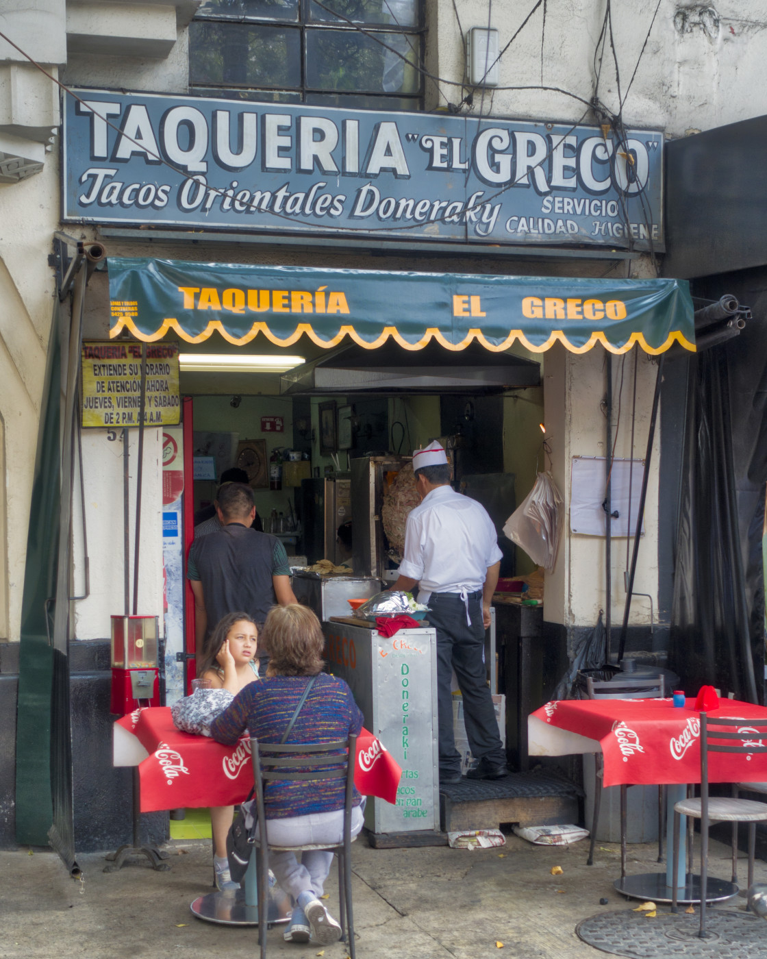 "Taqueria, Mexico City" stock image