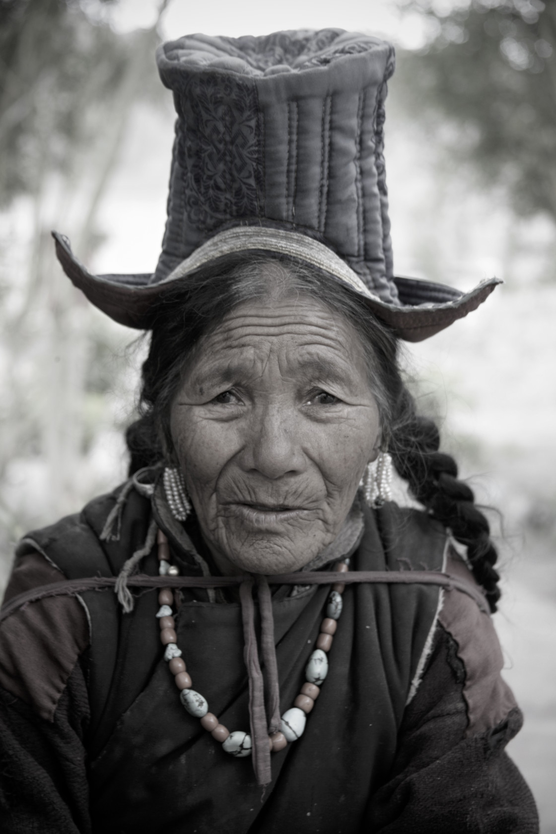 "Ladakhi woman" stock image