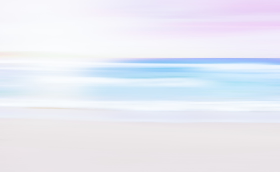 "Cronulla Pastel Blur Sunrise" stock image