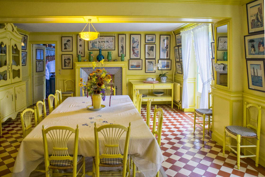 "Monet's kitchen, Giverny, France" stock image