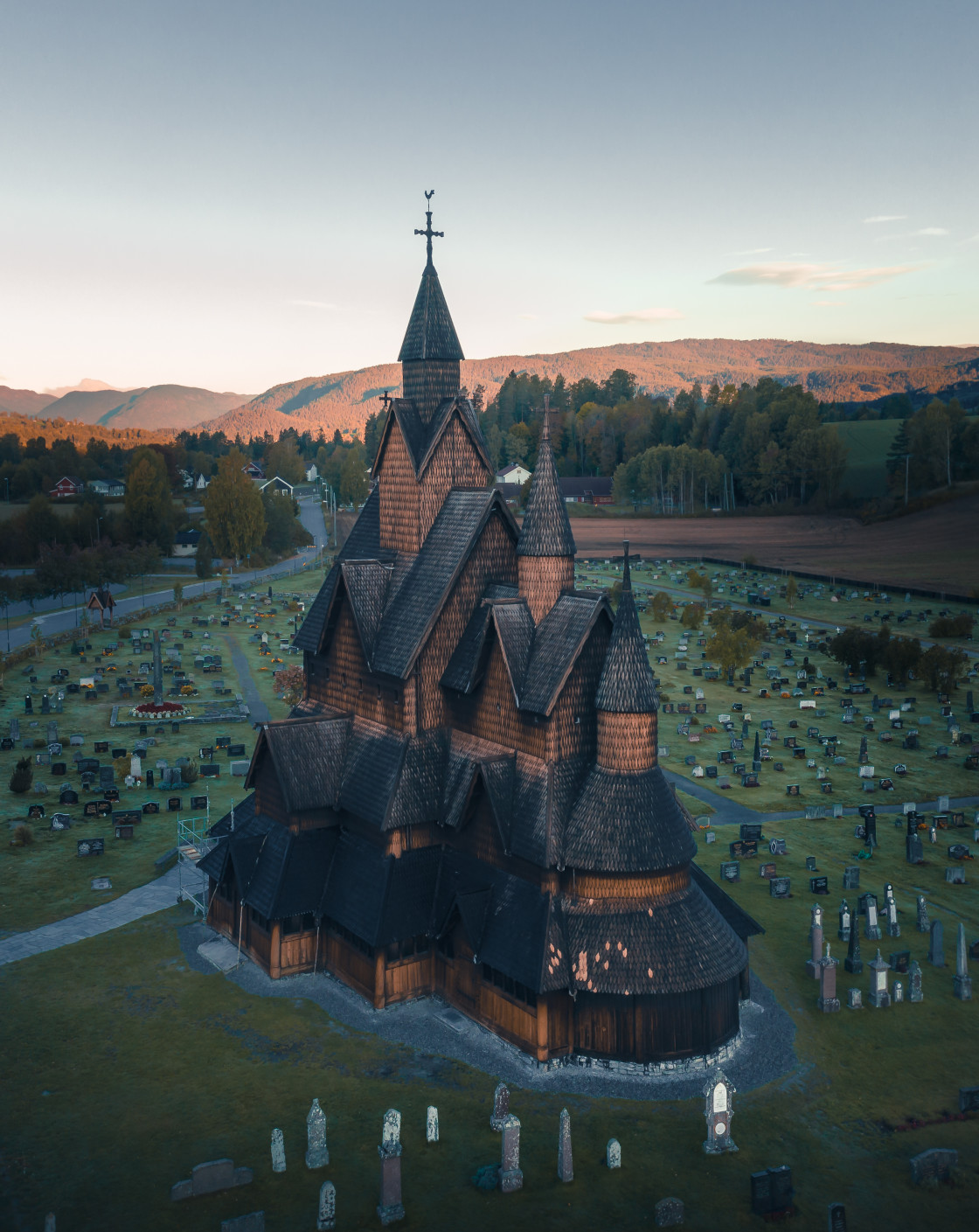 "Heddal Stave Church. Photo by Thomas Waerness" stock image