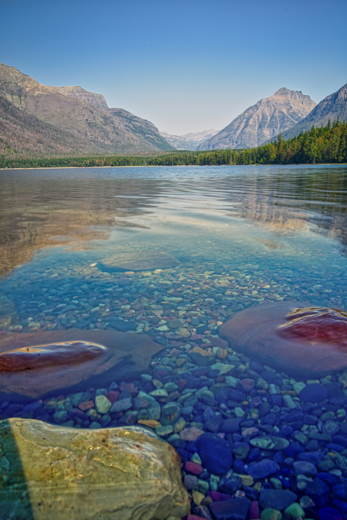 "McDonald Lake - Glacier National Park" by Spencer Ray Photos - $16.55 "McDonald Lake - Glacier National Park" stock image