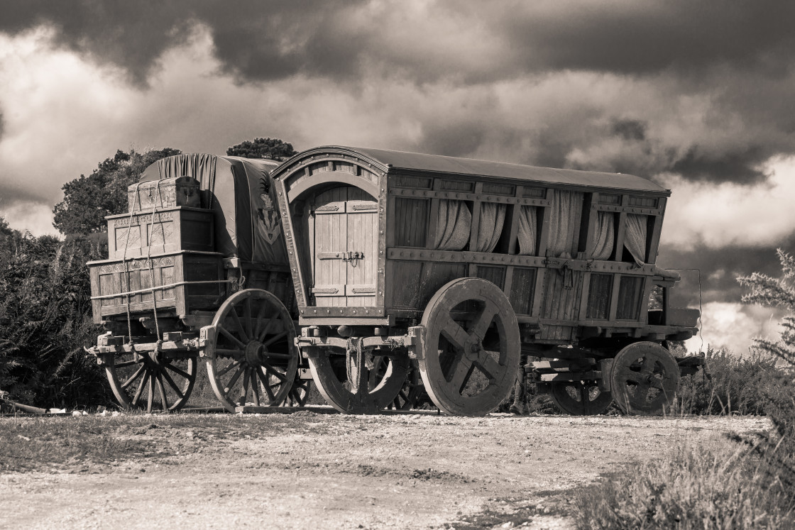 "Medieval Carriages" stock image