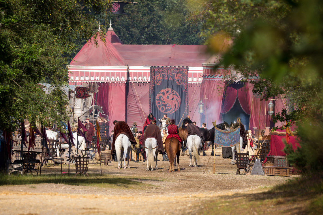 "Game of Thrones Film Set" stock image