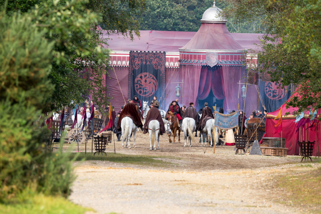 "Game of Thrones Film Set" stock image