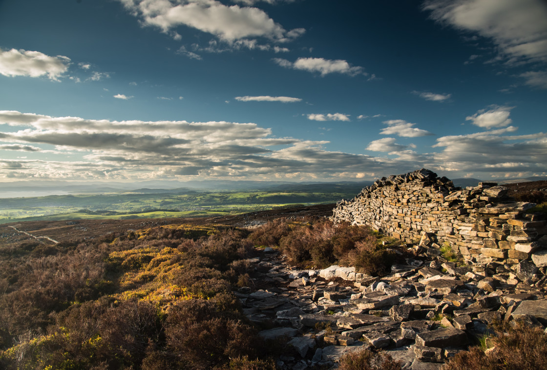 "View North from Clougha Pike" stock image