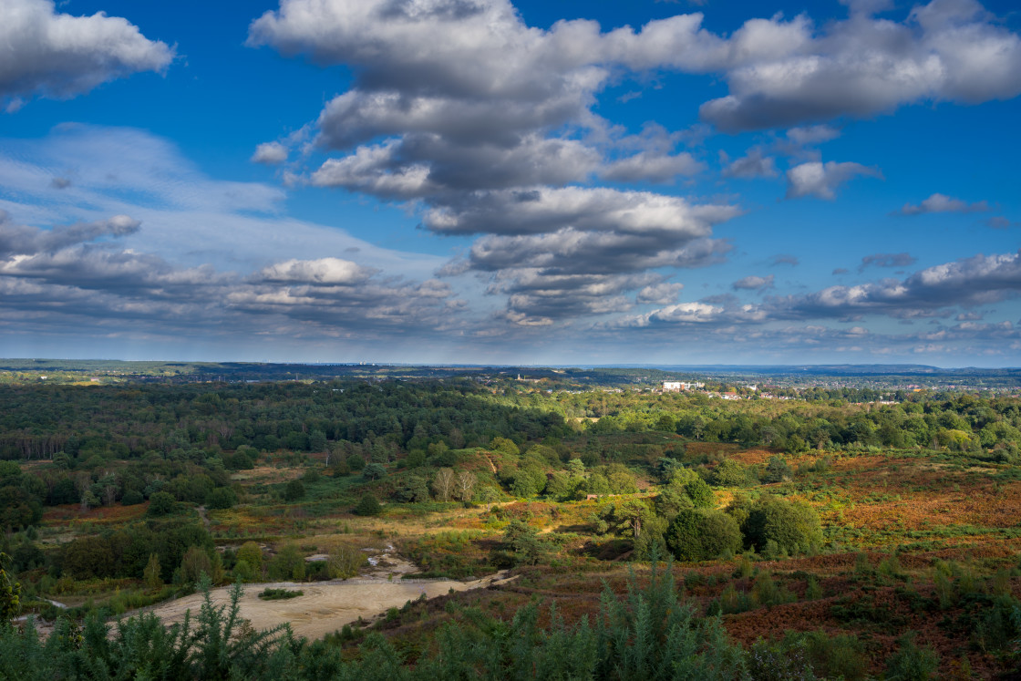 "Caesar's Camp Landscape" stock image