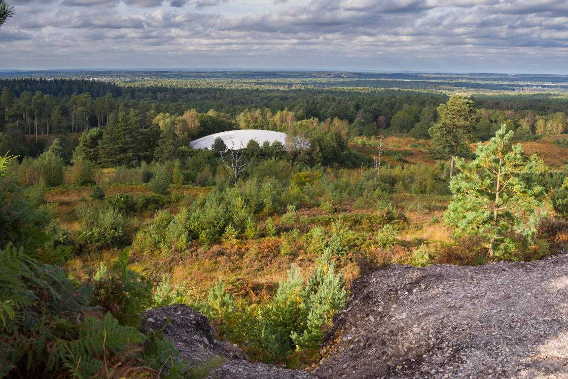 "Caesar's Camp Landscape" stock image