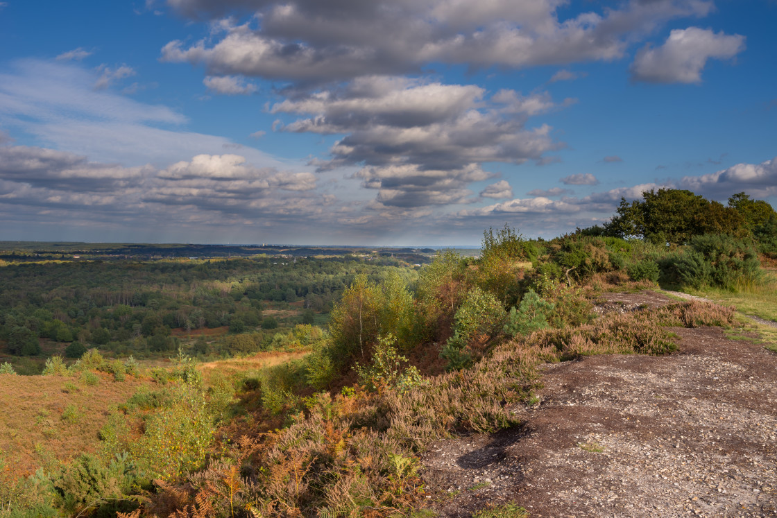 "Caesar's Camp Landscape" stock image