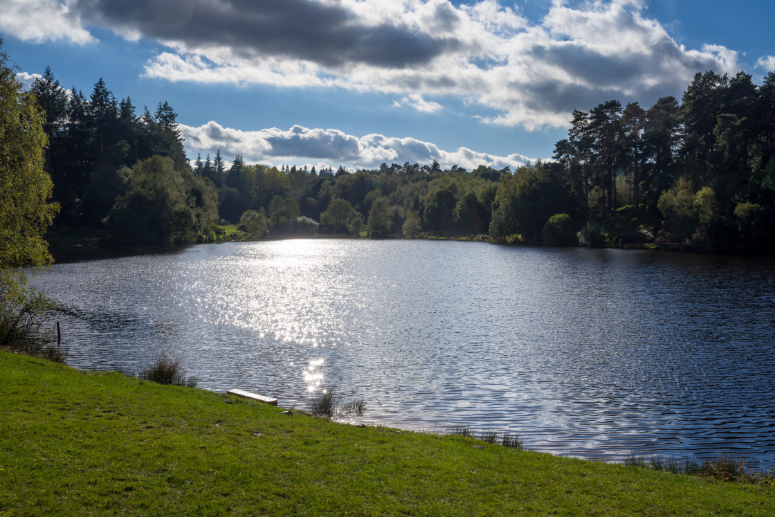 "Bourley Lakes" by Gordon England - $12.55 "Bourley Lakes" stock image