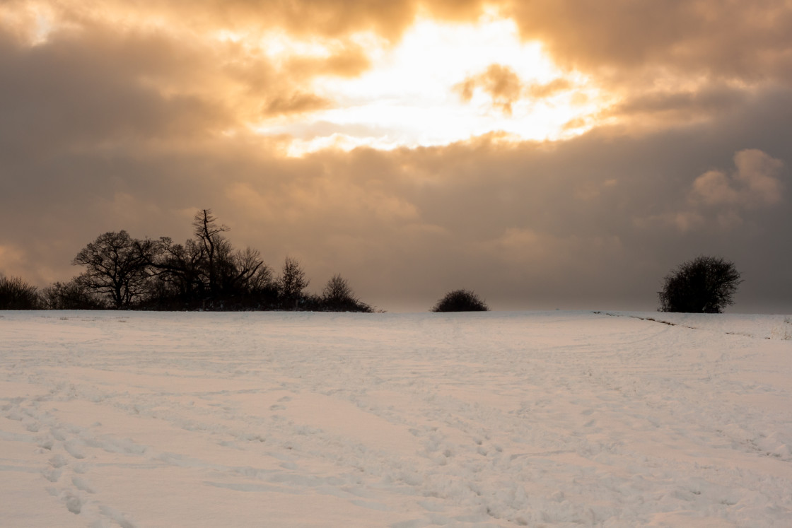 "Snow Scene Landscape" stock image