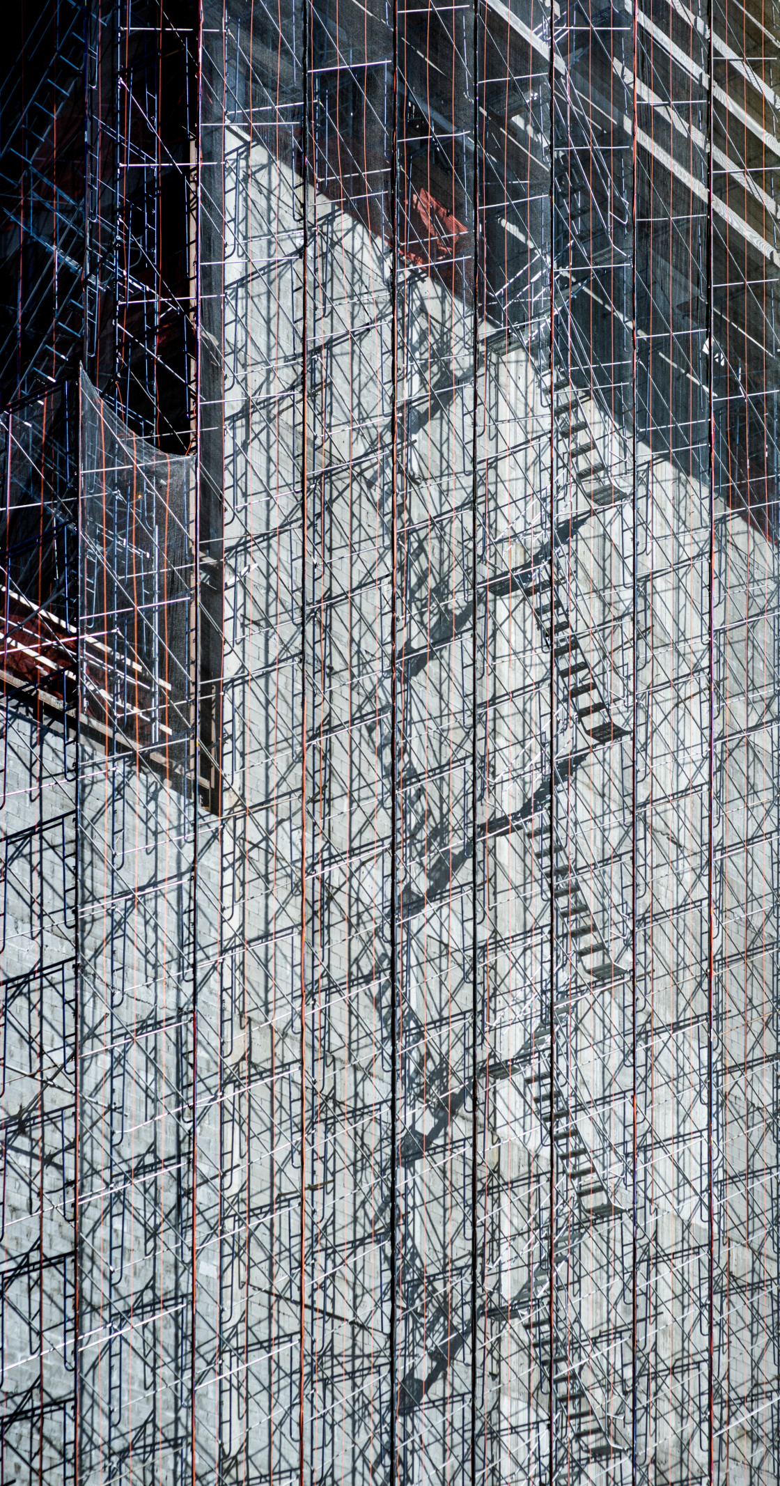 "Scaffolding NYC 1" stock image