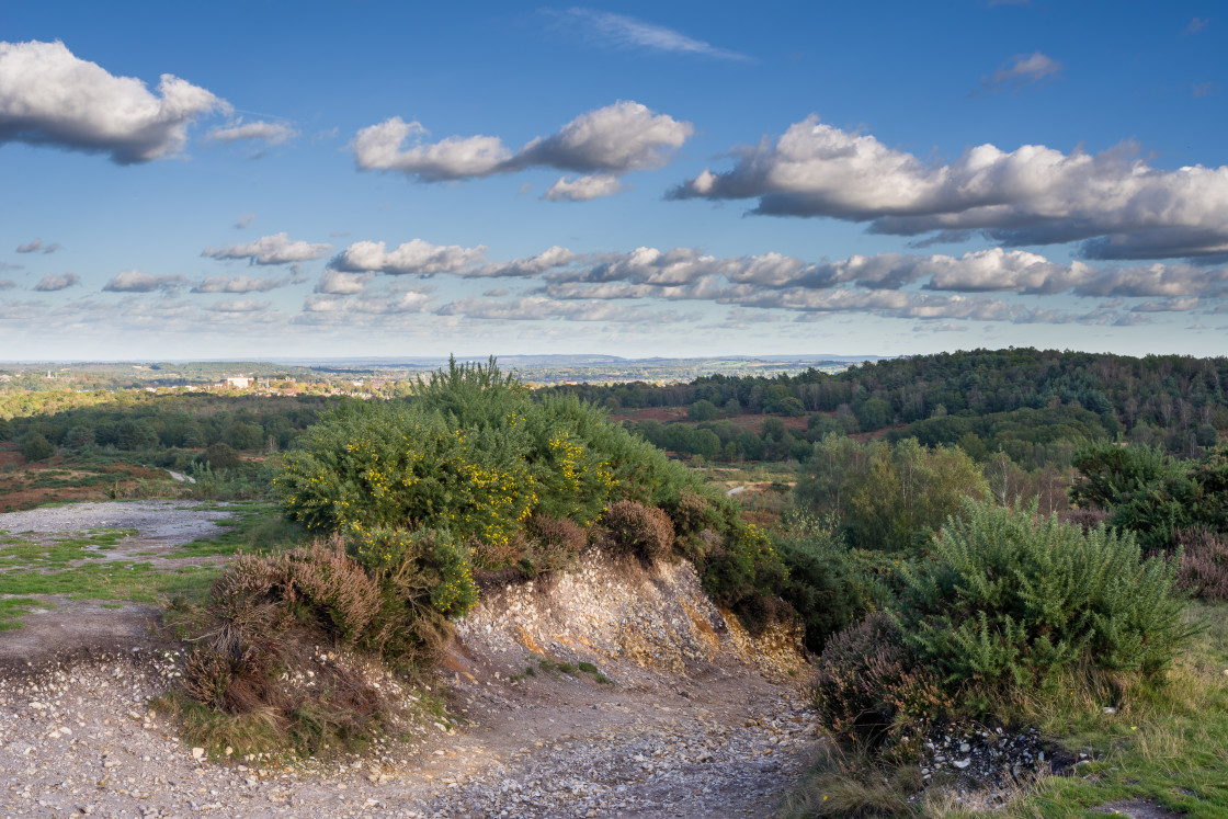 "Hill Fort Landscape" stock image