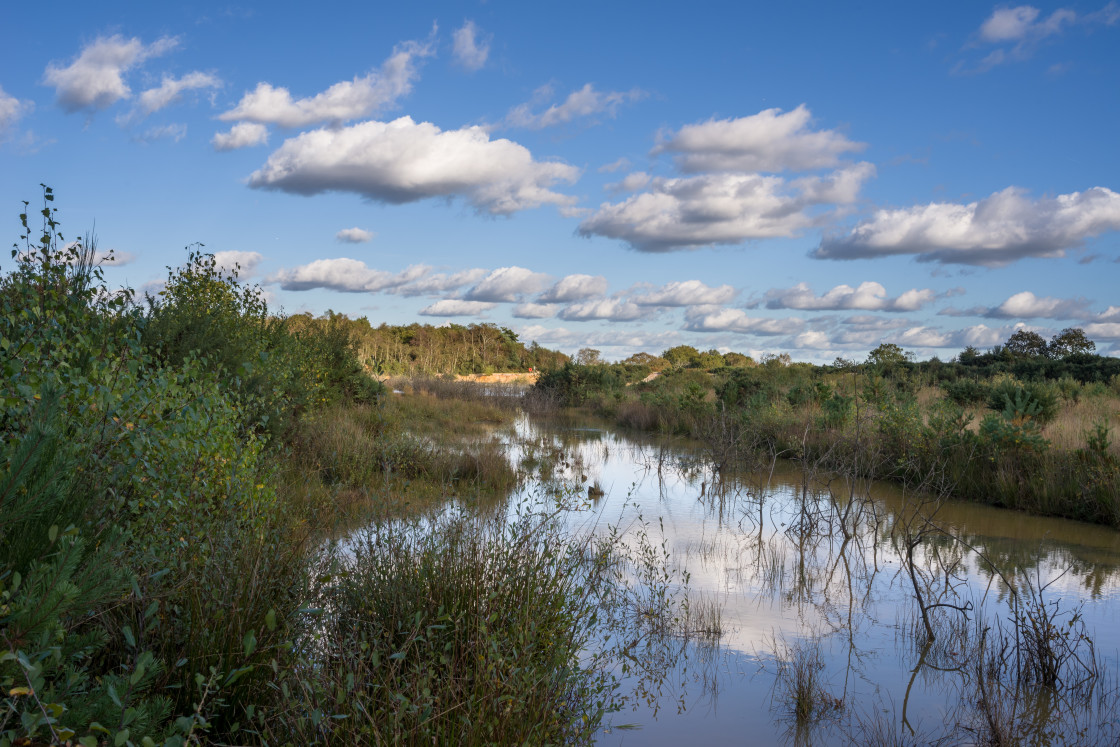 "Gravel Pit Landscape" stock image