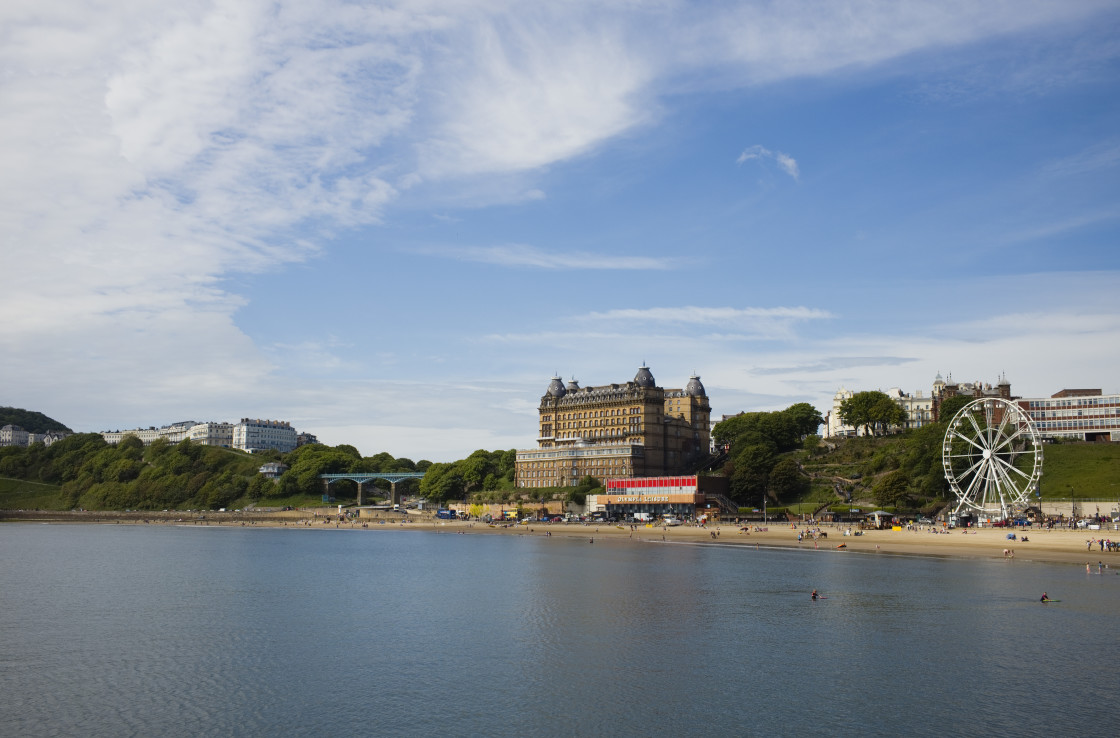 "Scarborough beach" stock image