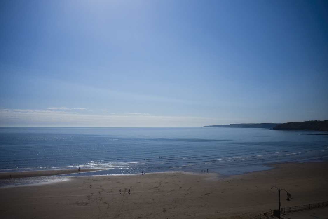 "Very calm and blue North Sea" stock image