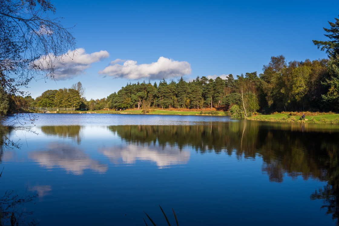 "Bourley Lakes" stock image