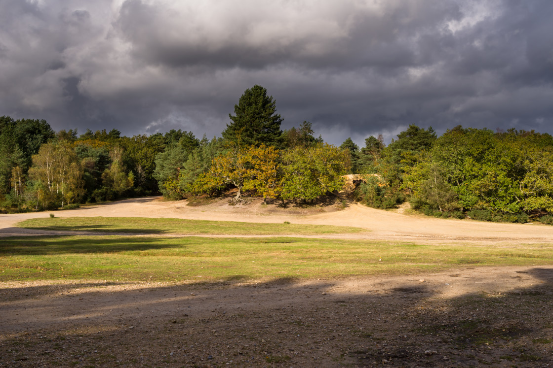 "Caesar's Camp Landscape" stock image