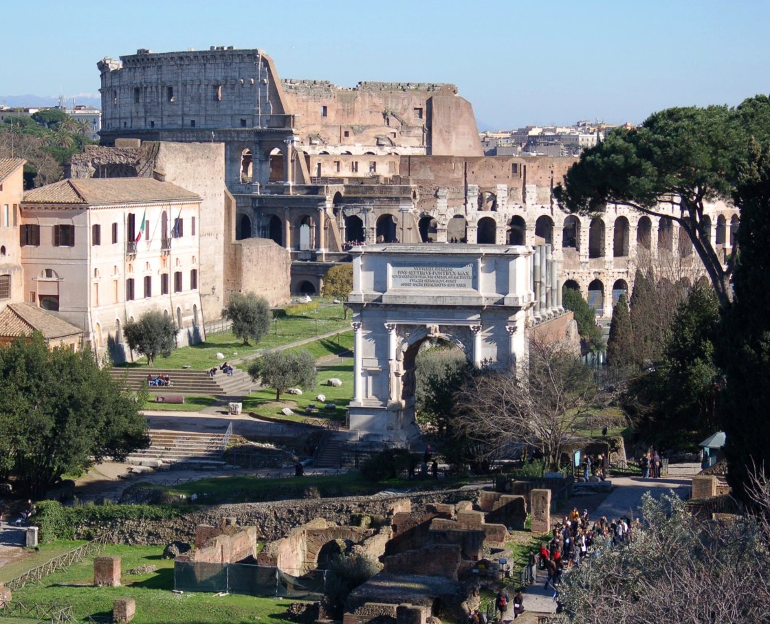 "Roman Forum" stock image