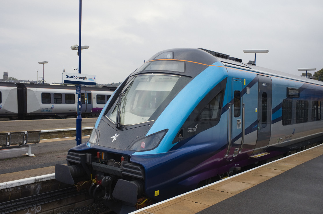 "Transpennine express train" stock image