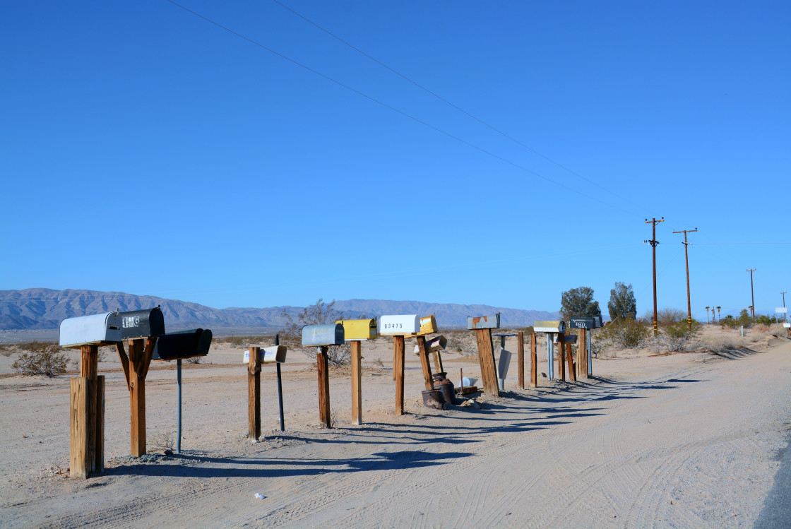 "Mail for Nevada" stock image