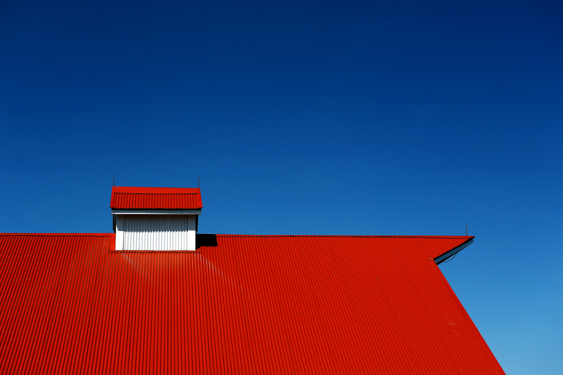 "Blue Red & White" stock image