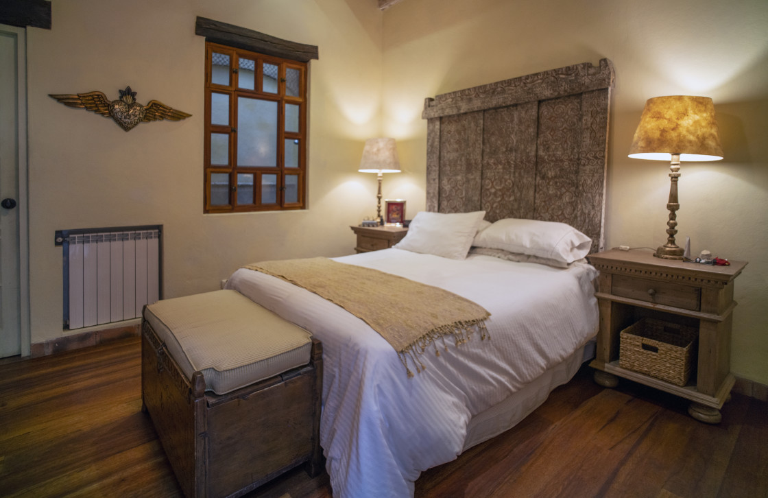 "Master bedroom, San Miguel de Allende" stock image