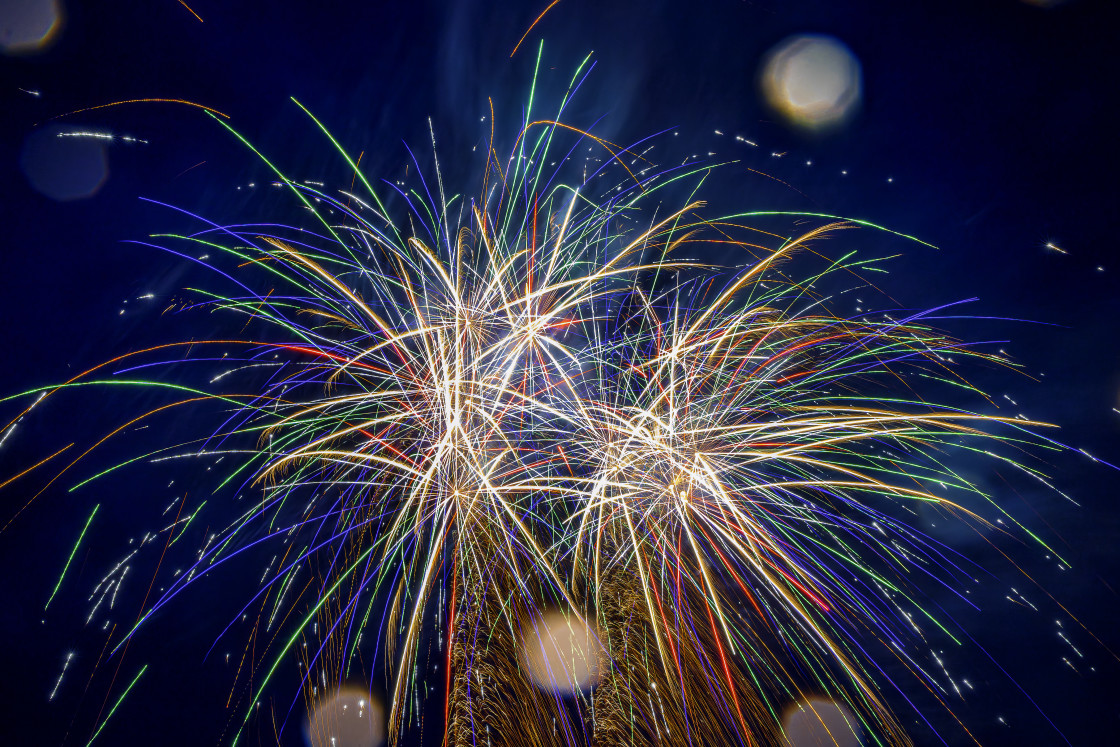 "Duvall Days Festival Fireworks Finale 2021" stock image