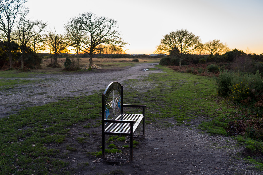 "Sundown Caesar's Camp" by Gordon England - $12.59 "Sundown Caesar's Camp" stock image