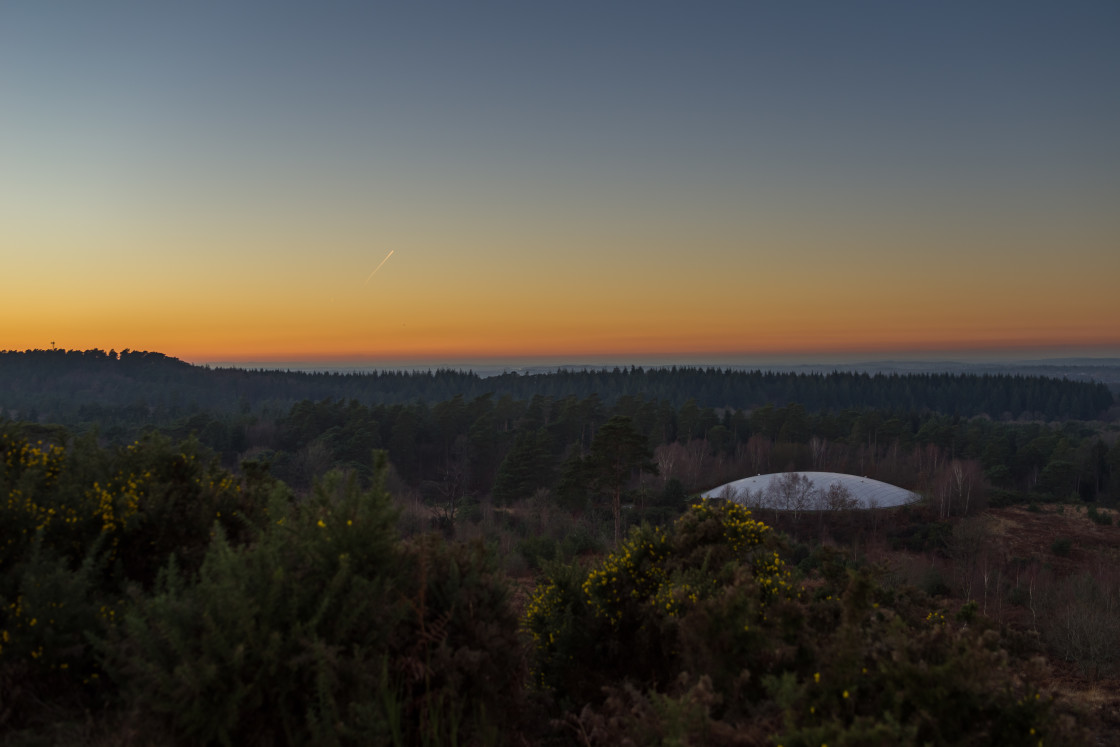 "Sundown Caesar's Camp" by Gordon England - $12.59 "Sundown Caesar's Camp" stock image