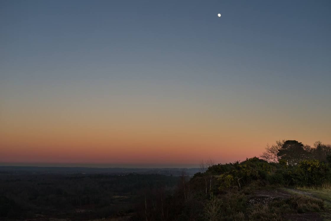 "Caesar's Camp Twilight" stock image