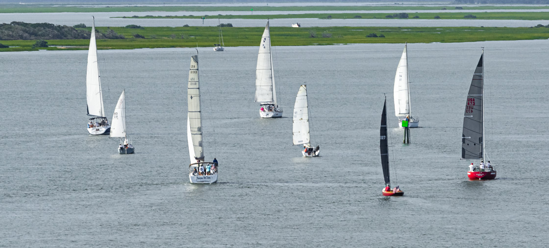 "Sailboats" stock image