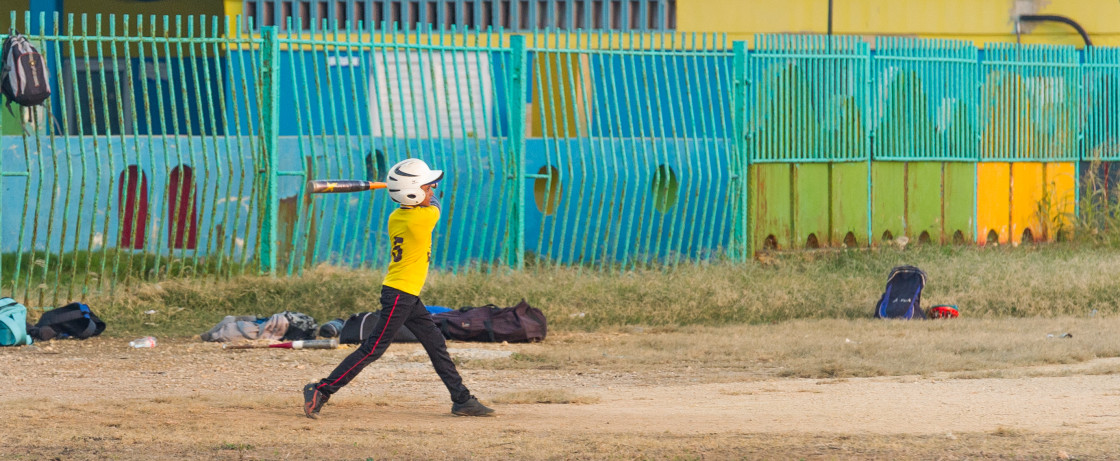 "Baseball in Cuba" stock image