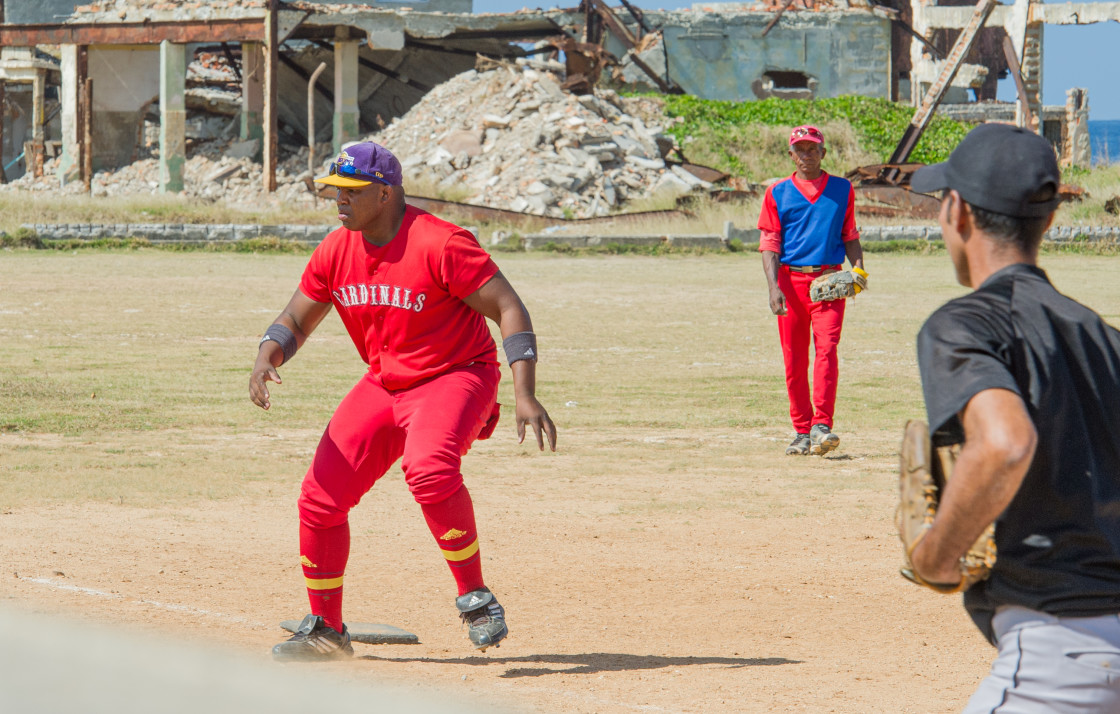 "Baseball in Cuba" stock image