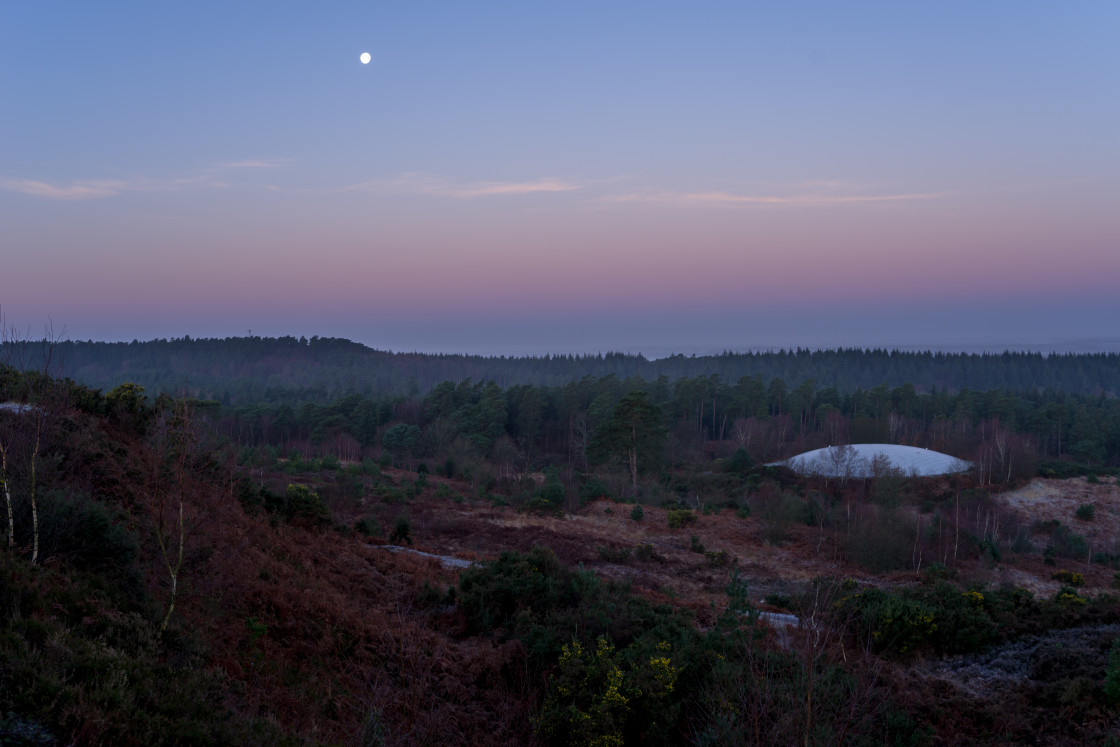 "Dawn Caesars Camp Hill Fort" stock image